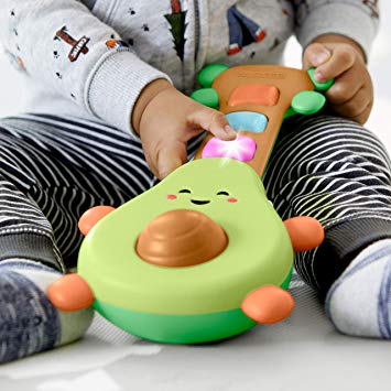 Baby Guitar Developmental Musical Toy, Farmstand Rock-A-Mole Guitar
